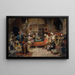 an interior of a café in Tunis - José Benlliure y Gil — framed artwork on a wall