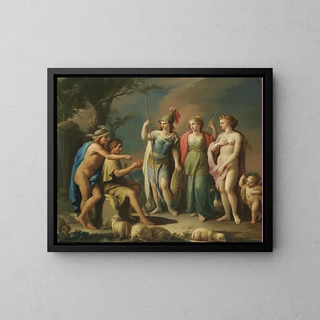 The Judgment of Paris - José Camarón Boronat — framed artwork on a wall