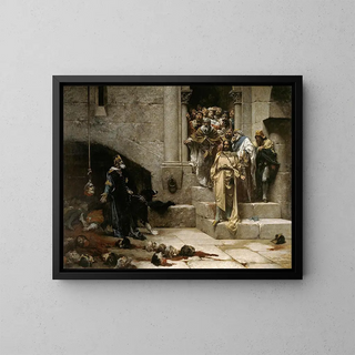 La Cloche de Huesca - José Casado del Alisal — framed artwork on a wall