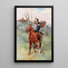 À la tête des troupes - José Cusachs — framed artwork on a wall