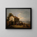 A country inn - José Elbo Peñuelas — framed artwork on a wall