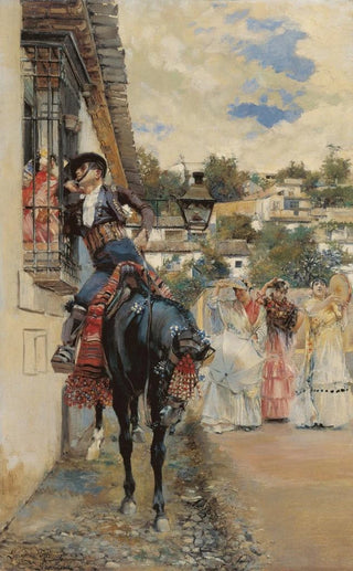 Flirter à l'espagnole - José García Ramos — artwork view