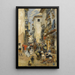 Dans la rue - José García Ramos — framed artwork on a wall