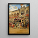 Inside the Arena - José García Ramos — framed artwork on a wall