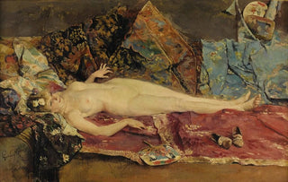 Orientalist Nude Painting - José García Ramos — artwork view