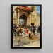 Outside the arena - José García Ramos — framed artwork on a wall