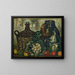 Bodegon painting of cauliflower - José Gutiérrez Solana — framed artwork on a wall
