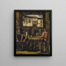 Les chargeurs de vin - José Gutiérrez Solana — framed artwork on a wall