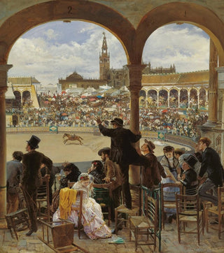 Jos Jimnez y Aranda - A Pass in the Bullring.webp