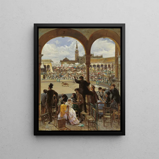 Jos Jimnez y Aranda - A Pass in the Bullring.webp