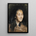 Head of an elderly woman - José Malhoa — framed artwork on a wall