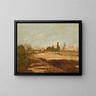 Countryside of Lima - José María Eguren — framed artwork on a wall