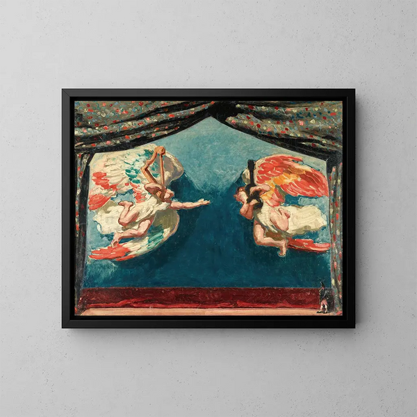 Angels Musicians - José María Sert — framed artwork on a wall