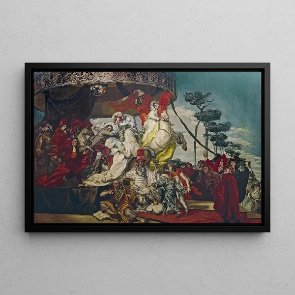 The Carousel - José María Sert — framed artwork on a wall
