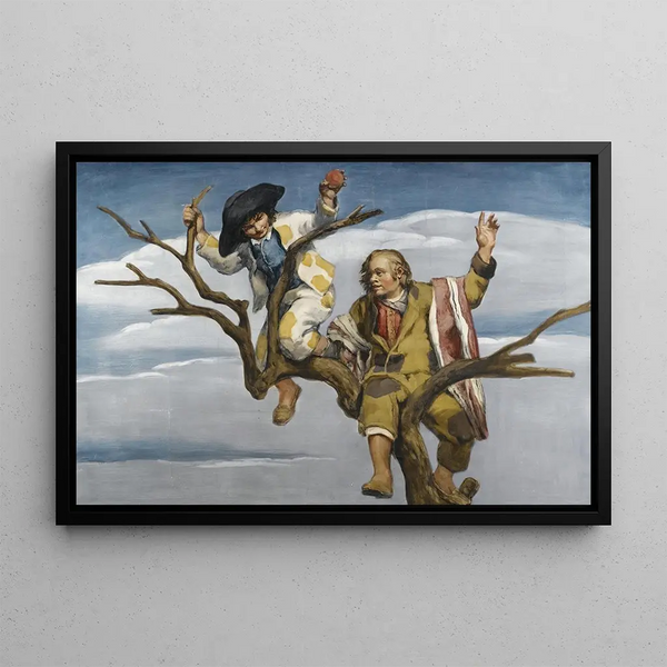 Apple Thief - José María Sert — framed artwork on a wall