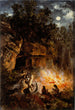 Scene from the Upper Paleolithic Quaternary period - José María Velasco — artwork view