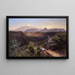 The Ravine of Metlac - José María Velasco — framed artwork on a wall