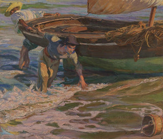 Mise à sec du bateau - José Mongrell — artwork view
