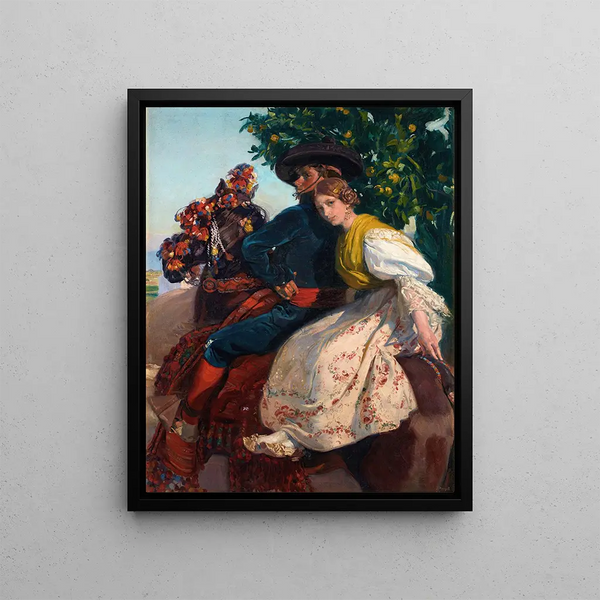 Groupe Valenciana - José Mongrell — framed artwork on a wall
