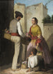 Flower Seller Painting - José Roldán — artwork view