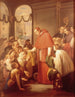 Saint Charles Borromée distributing alms to the people - José Salom Pina — artwork view