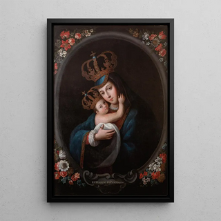 Notre-Dame du Refuge - José de Páez — framed artwork on a wall