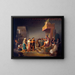 La découverte du pulque - José María Obregón — framed artwork on a wall