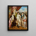 The Merchant Johann Christian Edler von Bruchmann Family - Josef Abel — framed artwork on a wall