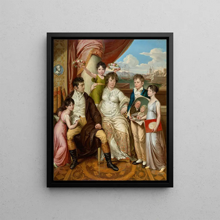 Josef Abel - Die Familie des Grohndlers Johann Christian Edler von Bruchmann.webp