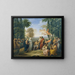 Klopstock among the poets in the Élysée - Josef Abel — framed artwork on a wall