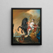 Hercules saving Hésione - Josef Adam Ritter von Mölck — framed artwork on a wall