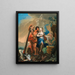 Persée saving Andromeda - Josef Adam Ritter von Mölck — framed artwork on a wall