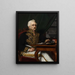Portrait of Moritz Kaiserfeld von Blagatinschegg - Josef Allmer — framed artwork on a wall