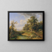 Part of the forest near Mödling - Josef Altenkopf — framed artwork on a wall