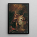 Saint Sebastian and the women - Josef Anton Mesmer — framed artwork on a wall