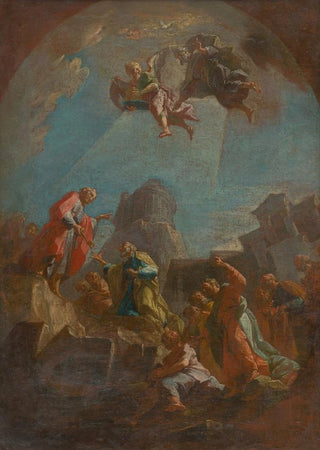 Remise des clés à Saint Pierre - Josef Anton Zoller — artwork view