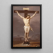 Christ on the Cross - Josef Arnold the Elder — framed artwork on a wall