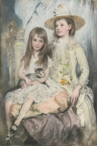 Austrian Sisters - Josef Árpád Koppay — artwork view