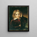 Portrait of a Boy - Josef Bayer — framed artwork on a wall