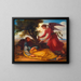 The Meal of Jacob in the Desert - Josef Binder — framed artwork on a wall