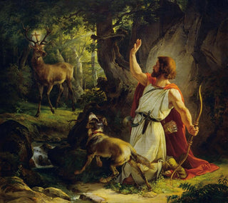 La conversion de saint Eustache - Josef Binder — artwork view