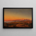 Bay near Valparaiso, Chile - Josef Carl Berthold Püttner — framed artwork on a wall