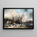 Plaisirs d'hiver - Josef Carl Berthold Püttner — framed artwork on a wall