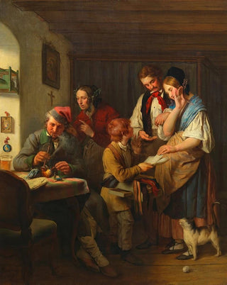 Josef Danhauser - Das Lotterielos.webp