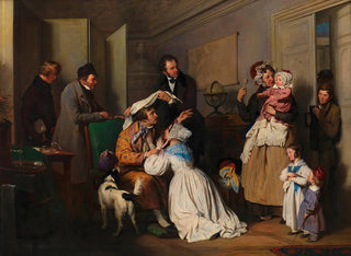 L'Ophtalmologue - Josef Danhauser — artwork view