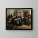 L'ouverture du testament - Josef Danhauser — framed artwork on a wall