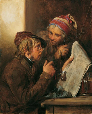 Josef Danhauser - Die Zeitungsleser.webp