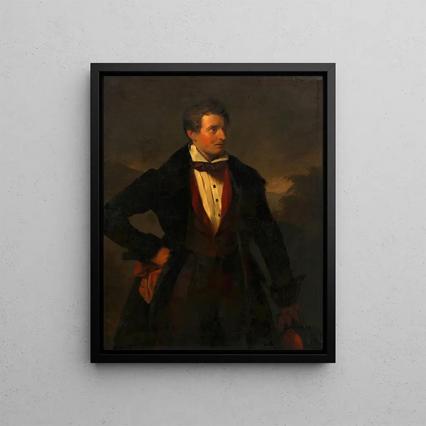 Franz Danhauser, the artist's younger brother - Josef Danhauser — framed artwork on a wall