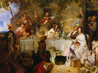 Vin, femme et chant - Josef Danhauser — artwork view