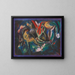 Blhen - Josef Eberz — framed artwork on a wall